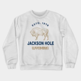 The Jackson Hole Exclusive Wyoming Snow Lovers Crewneck Sweatshirt